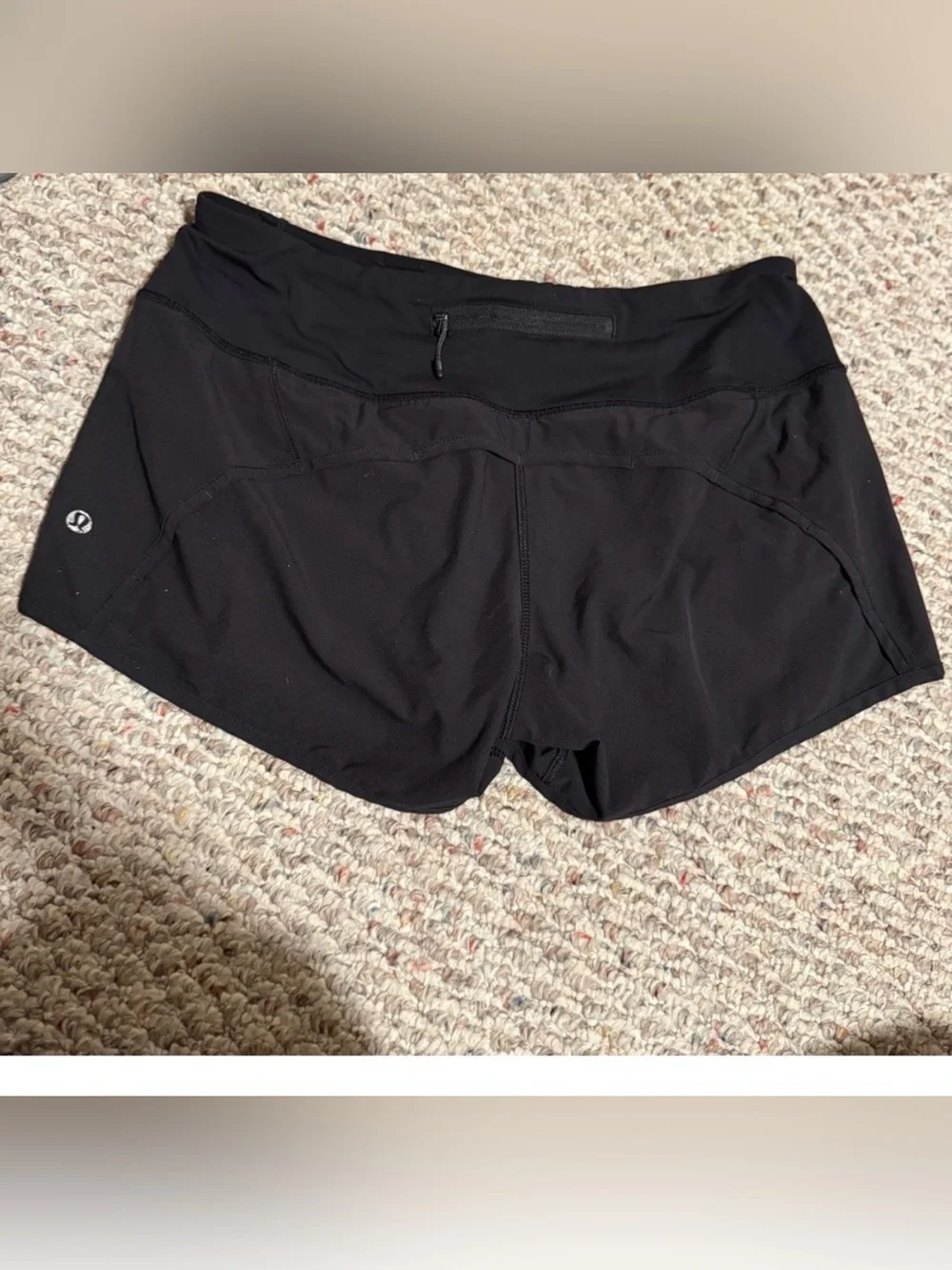 Lululemon Run Times Short *4-way Stretch Black- Size 6